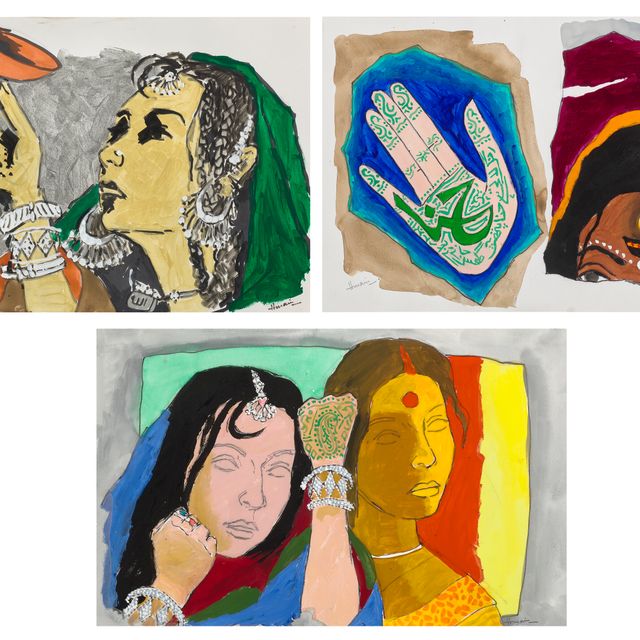 Maqbool Fida Husain — Без названия (О красоте)