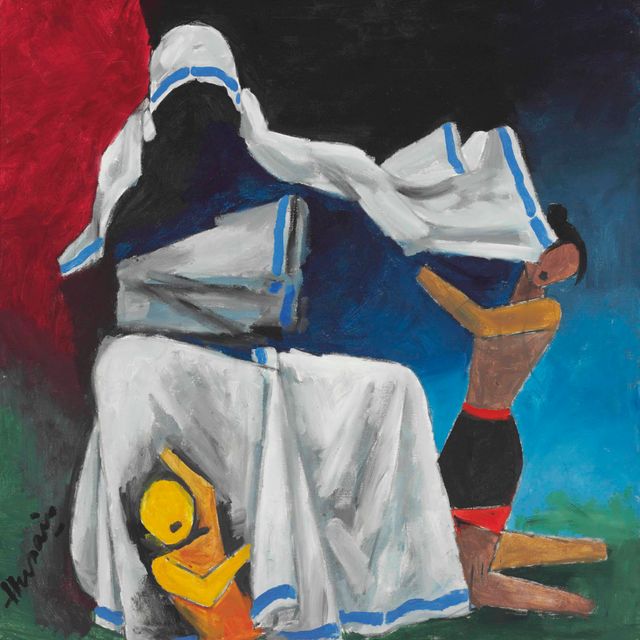 Maqbool Fida Husain — Без названия (Мать Тереза)