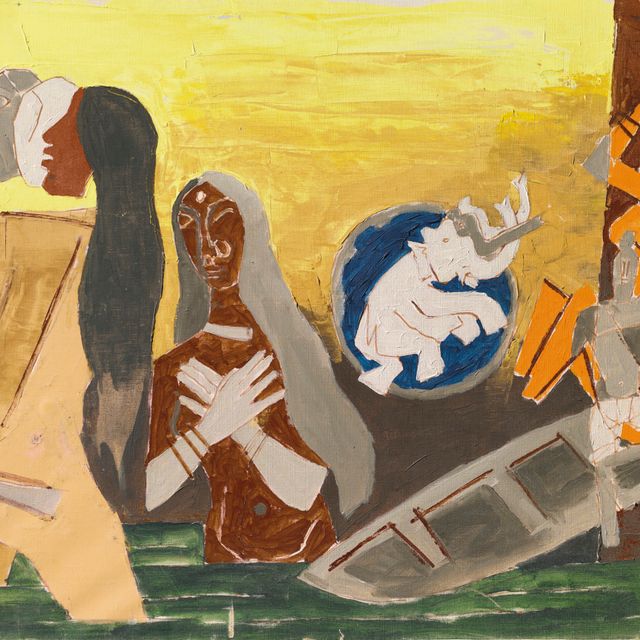 Maqbool Fida Husain — Купальщики