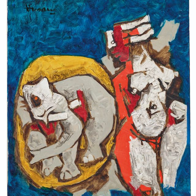 Maqbool Fida Husain — Без названия (Плодовитость)