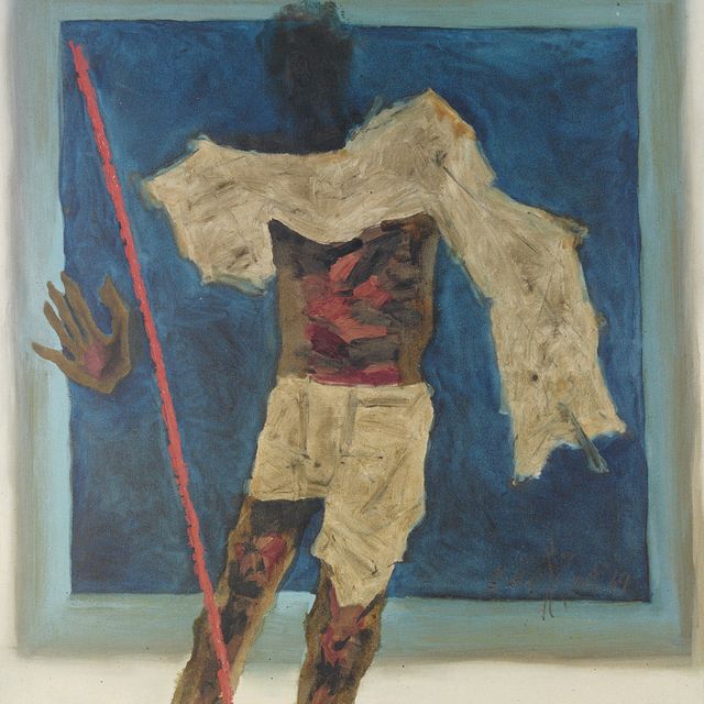 Maqbool Fida Husain — Ганди - Человек мира