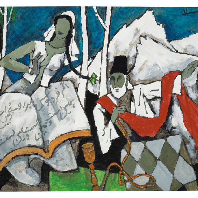 Maqbool Fida Husain — Без названия (Кашмир)