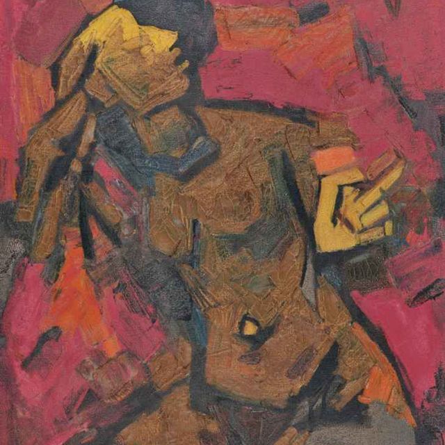 Maqbool Fida Husain — Без названия (Женщина)