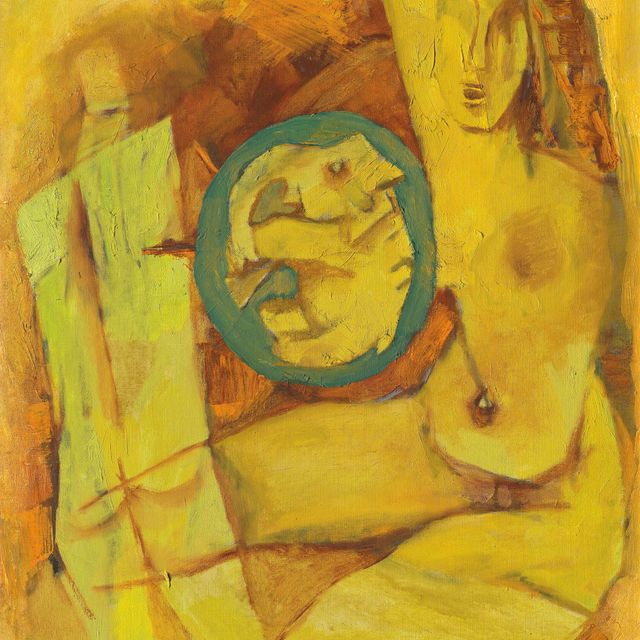 Maqbool Fida Husain — Без названия (Сон Майи)