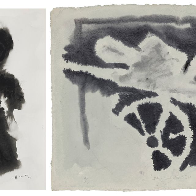 Maqbool Fida Husain — Мазки и раны - 2; Мазки и раны - 10