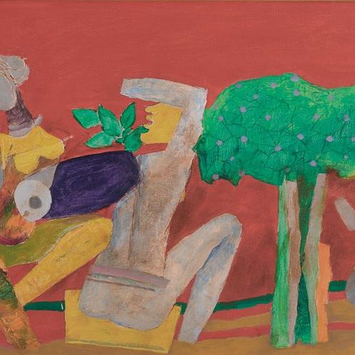 Maqbool Fida Husain — Без названия (празднование)