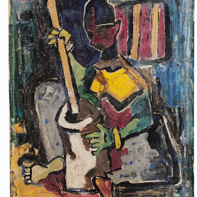 Maqbool Fida Husain — Без названия (Женщина)
