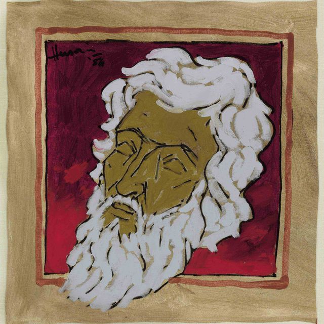 Maqbool Fida Husain — Без названия (автопортрет)