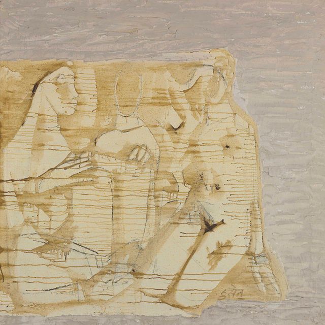 Maqbool Fida Husain — Женщины Раджастана