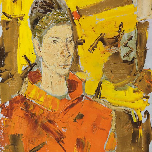 Maqbool Fida Husain — Без названия (Портрет Деборы)