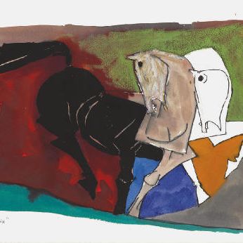 Maqbool Fida Husain — Равный Шести