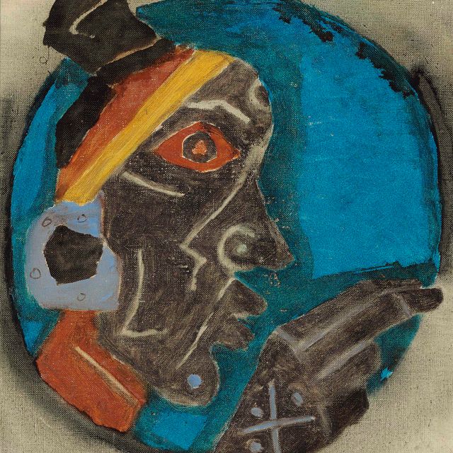 Maqbool Fida Husain — Черная принцесса