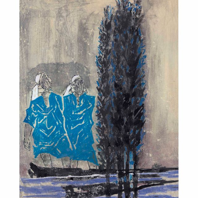 Maqbool Fida Husain — Без названия (Кашмир)