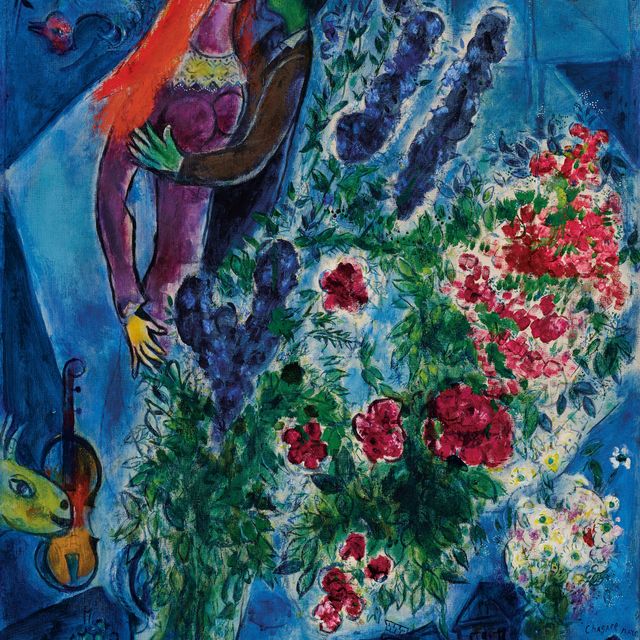 Marc Chagall — Прекрасная русса из-под румян
