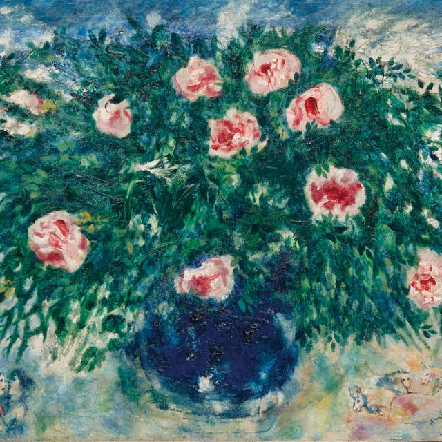 Marc Chagall — Ваза с розами