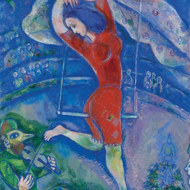 Marc Chagall — Акробат в Трапезной