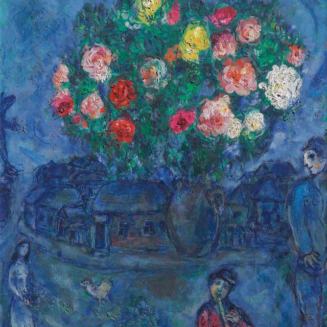 Marc Chagall — Маленькая флейтистка