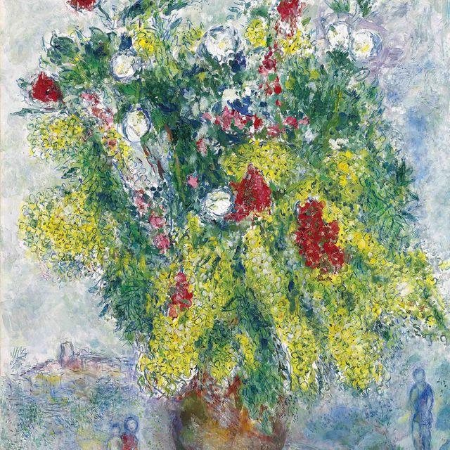 Marc Chagall — Цветочные мимозы