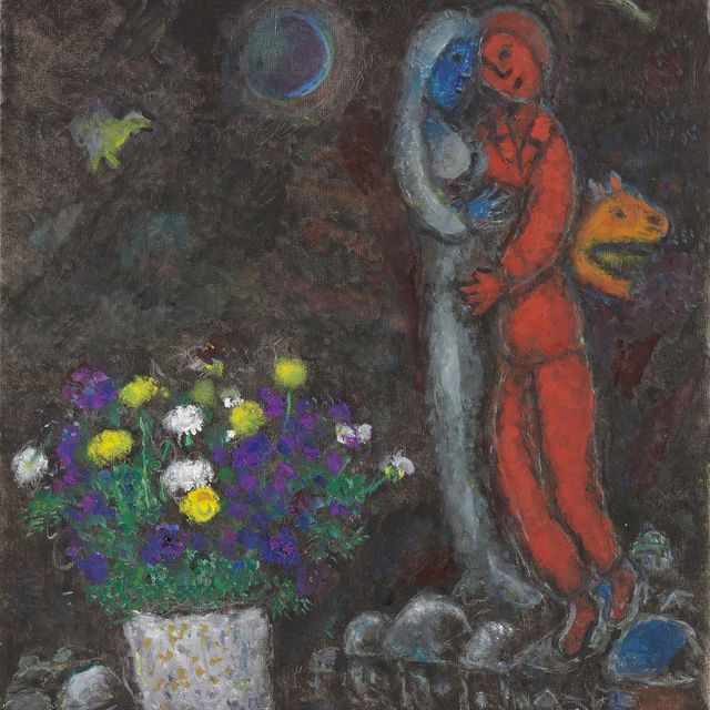Marc Chagall — Любовь в ночи наяву