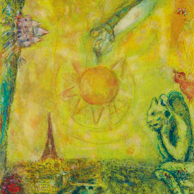 Marc Chagall — Вьюга Парижа