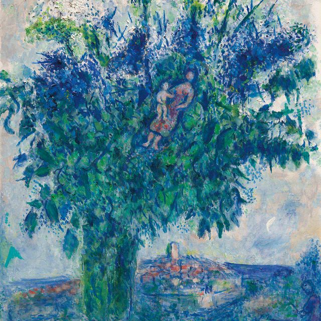 Marc Chagall — Ночь в Сен-Жане