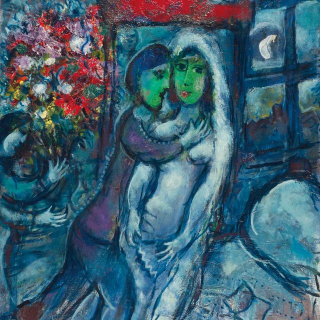 Marc Chagall — Любовь к прекрасному лицу