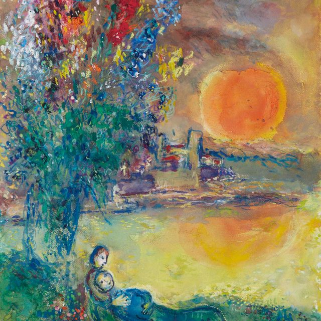 Marc Chagall — Лун-Руссо на мысе Антиб