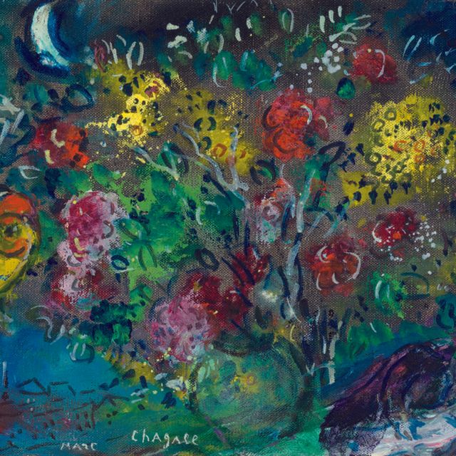 Marc Chagall — Букет желтых коков