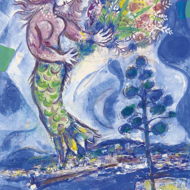 Marc Chagall — Сирена на булавке