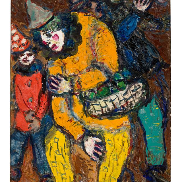 Marc Chagall — Клоун а-ля корбейль