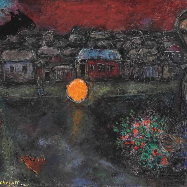 Marc Chagall — Отражение ночного платежа