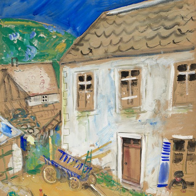 Marc Chagall — Загородный дом в Шамбон-сюр-Лак