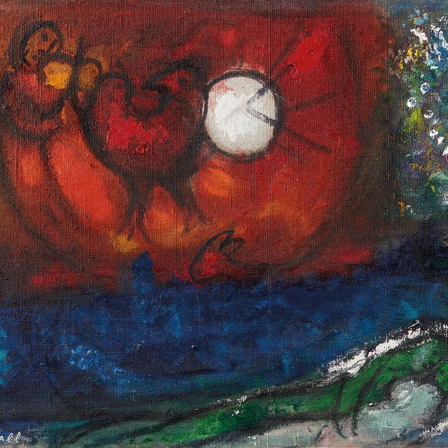 Marc Chagall — Этюд на ночь глядя