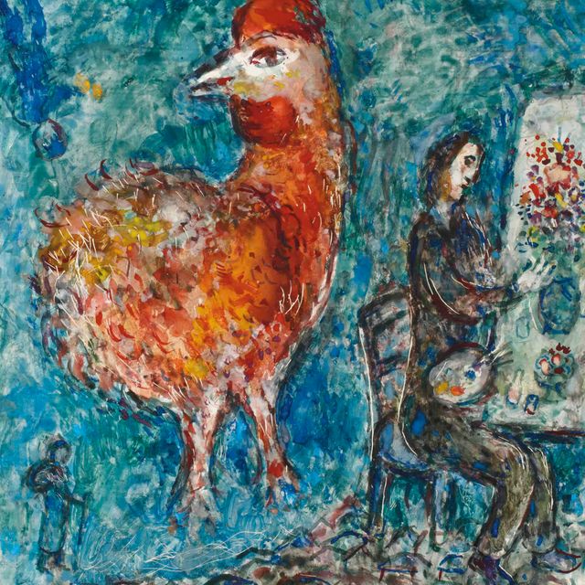 Marc Chagall — "Красная шапочка" и "жемчужина"