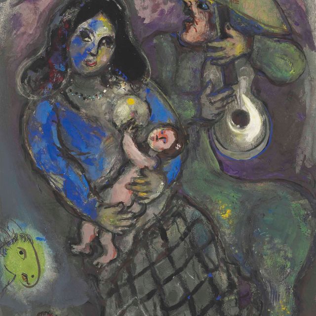 Marc Chagall — Мексиканский материнский дом
