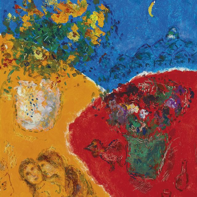 Marc Chagall — Букеты-сувениры de deux