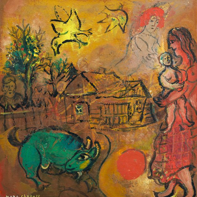 Marc Chagall — Деревня Натал