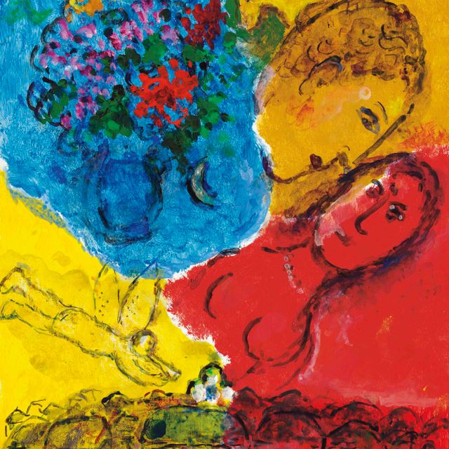 Marc Chagall — Любовь и желтая страсть
