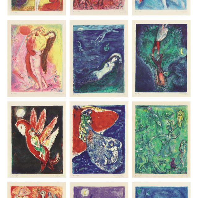 Marc Chagall — Четыре сказки из "Тысячи и одной ночи" (Мурло, 36-48; книги Кремера, 18)