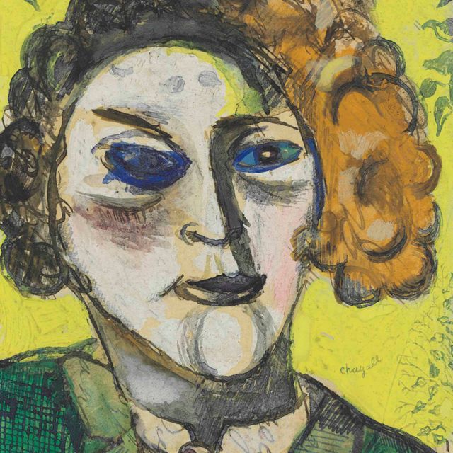 Marc Chagall — Автопортрет из любви к желтым