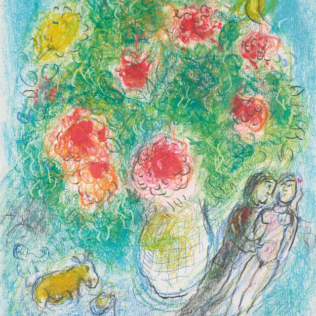 Marc Chagall — Букет принтанье по-кампански