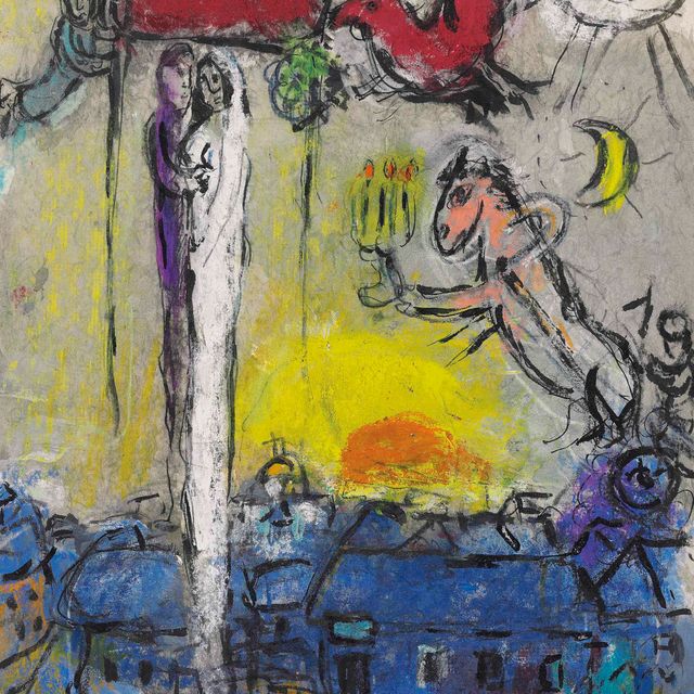 Marc Chagall — Мари-сестра балдакина в деревне