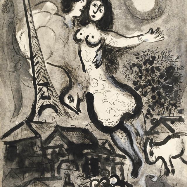 Marc Chagall — Этюд для ночи