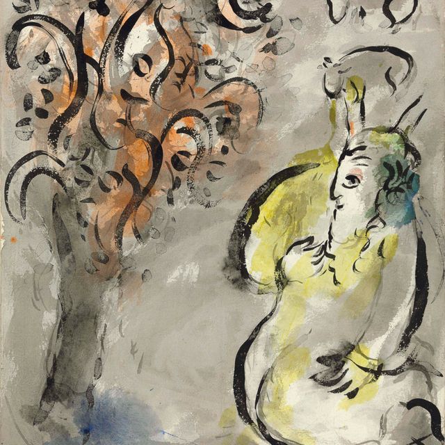 Marc Chagall — Моисей, страстно желающий стать Бюиссоном