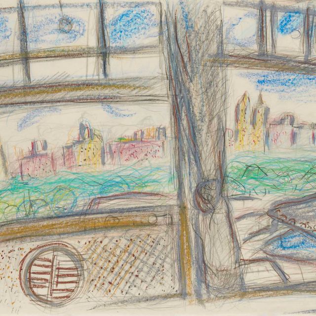 Marc Chagall — Улица с видом на Центральный парк
