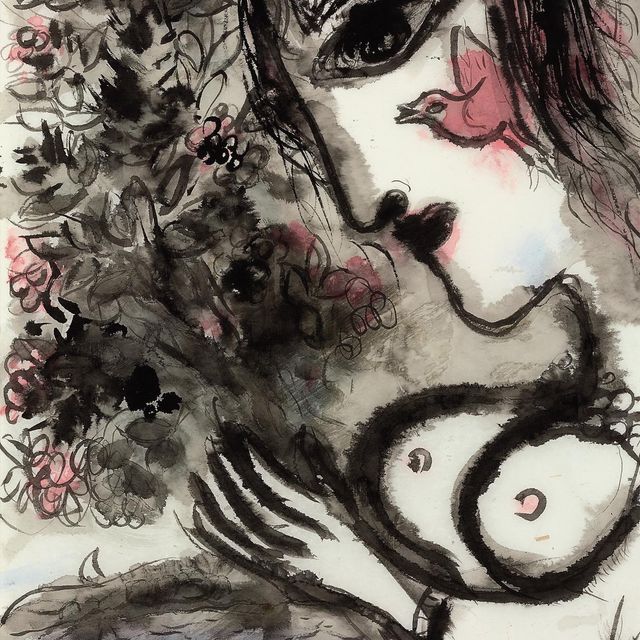 Marc Chagall — Профиль букета