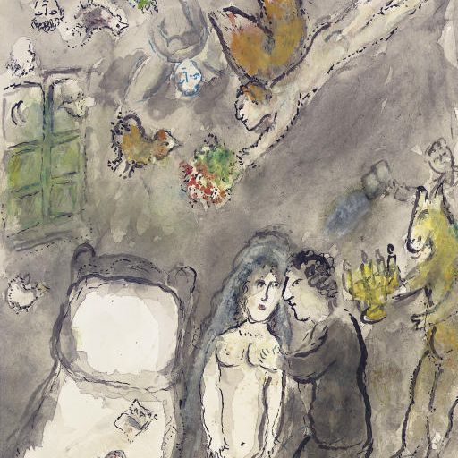 Marc Chagall — Ночная ночь