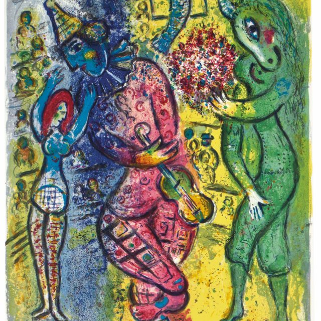 Marc Chagall — "Цирк", главный редактор "Триады", Париж, 1967