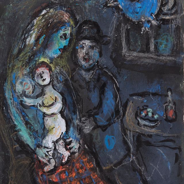 Marc Chagall — Семья с голубым молоком