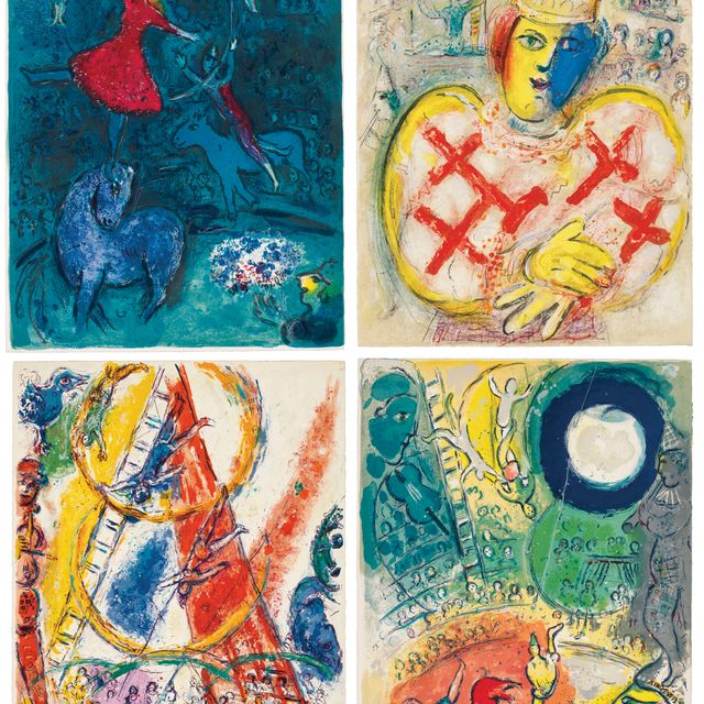 Marc Chagall — Цирк, главный редактор Tériade, Париж, 1967